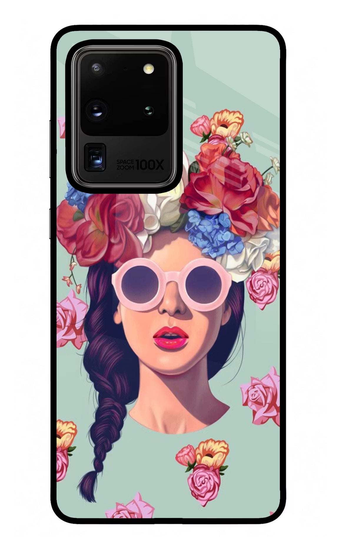 Pretty Girl Samsung S20 Ultra Glass Case Back Cover by Casekaro