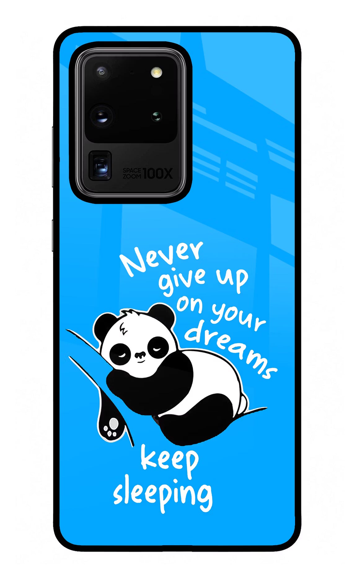 Keep Sleeping Samsung S20 Ultra Glass Case Back Cover by Casekaro