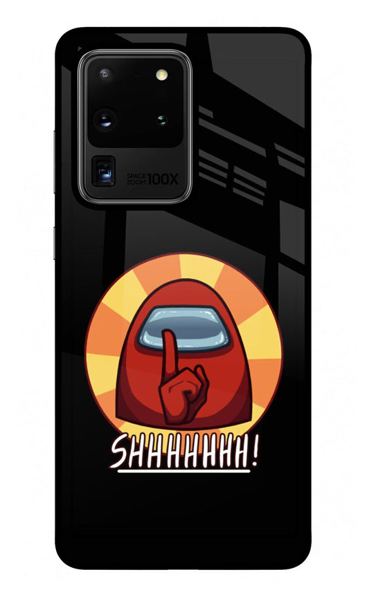 Among Us Shhh! Samsung S20 Ultra Glass Case