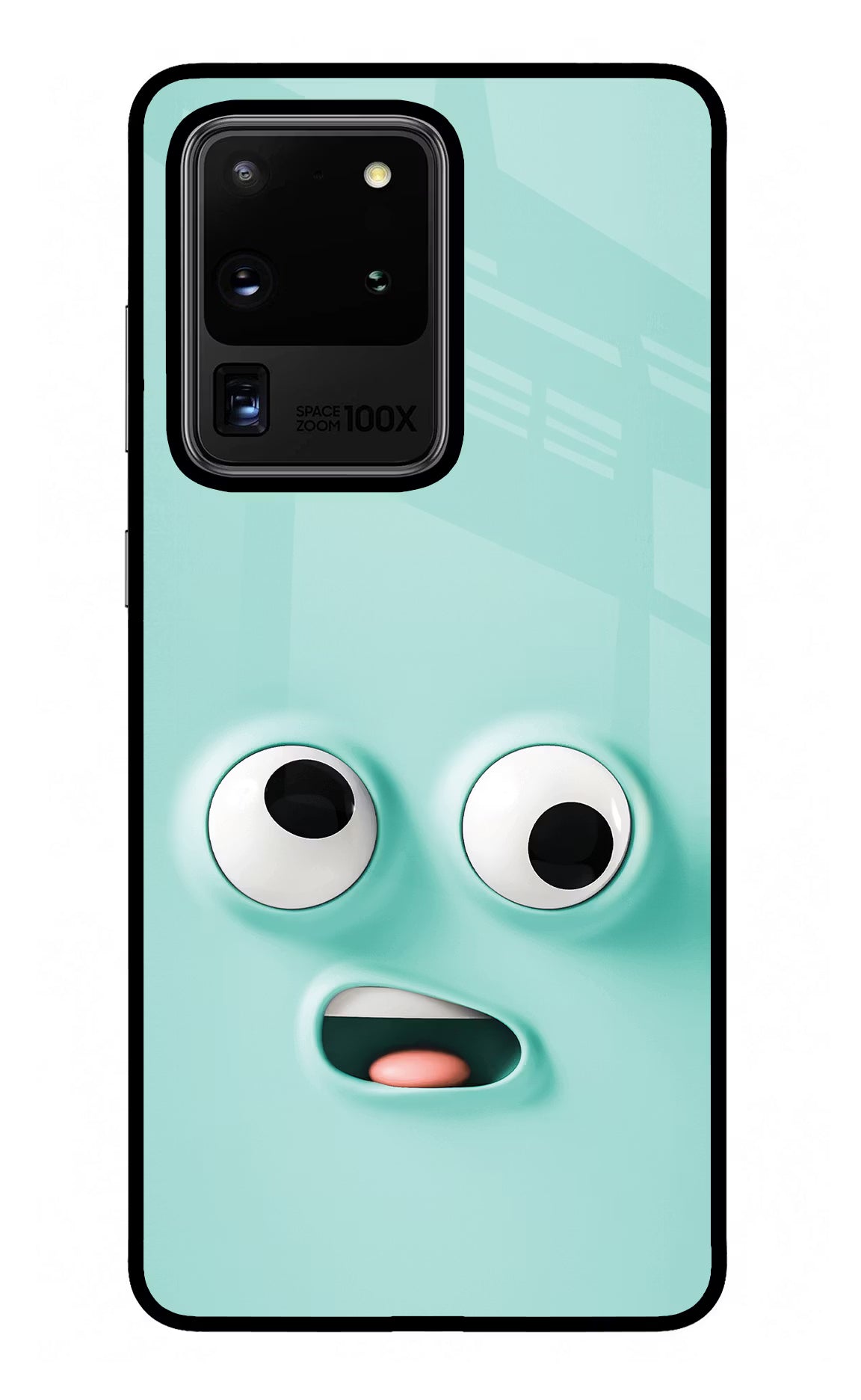 Funny Cartoon Samsung S20 Ultra Glass Case Back Cover by Casekaro