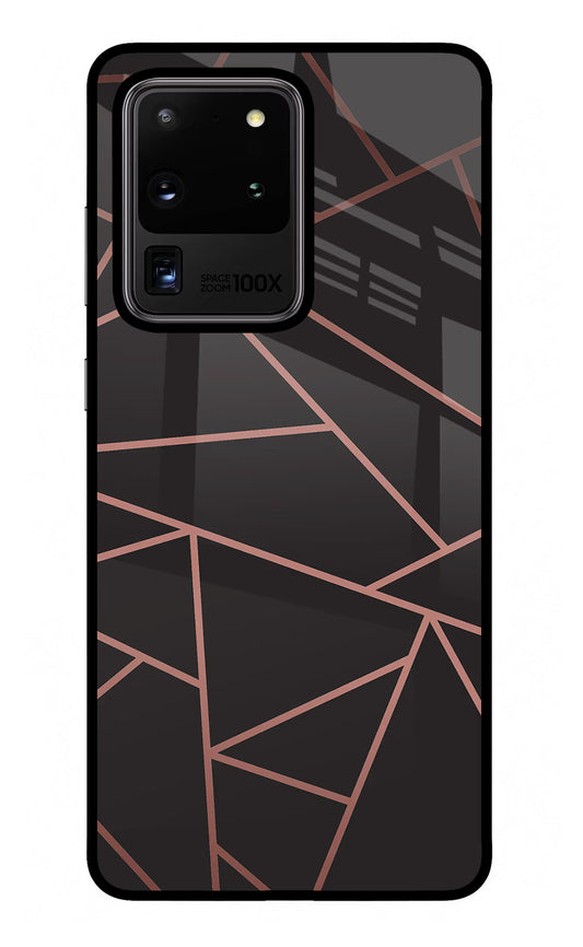 Geometric Pattern Samsung S20 Ultra Glass Case