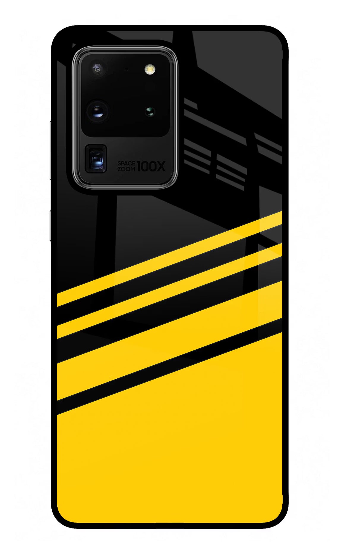 Yellow Shades Samsung S20 Ultra Glass Case Back Cover by Casekaro