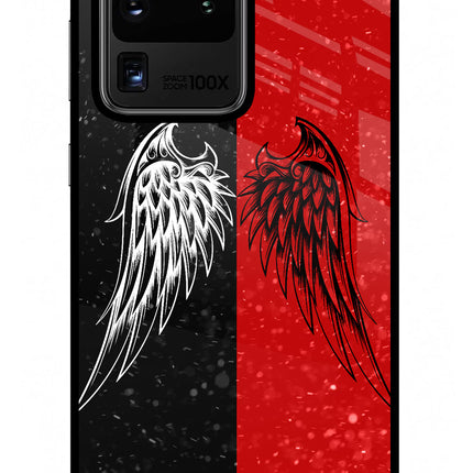 Wings Samsung S20 Ultra Glass Case