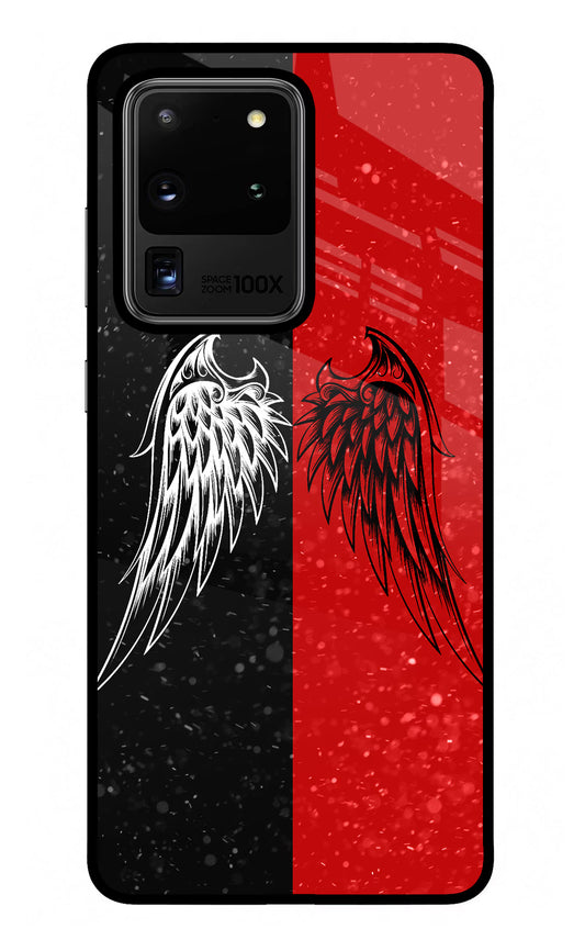 Wings Samsung S20 Ultra Glass Case