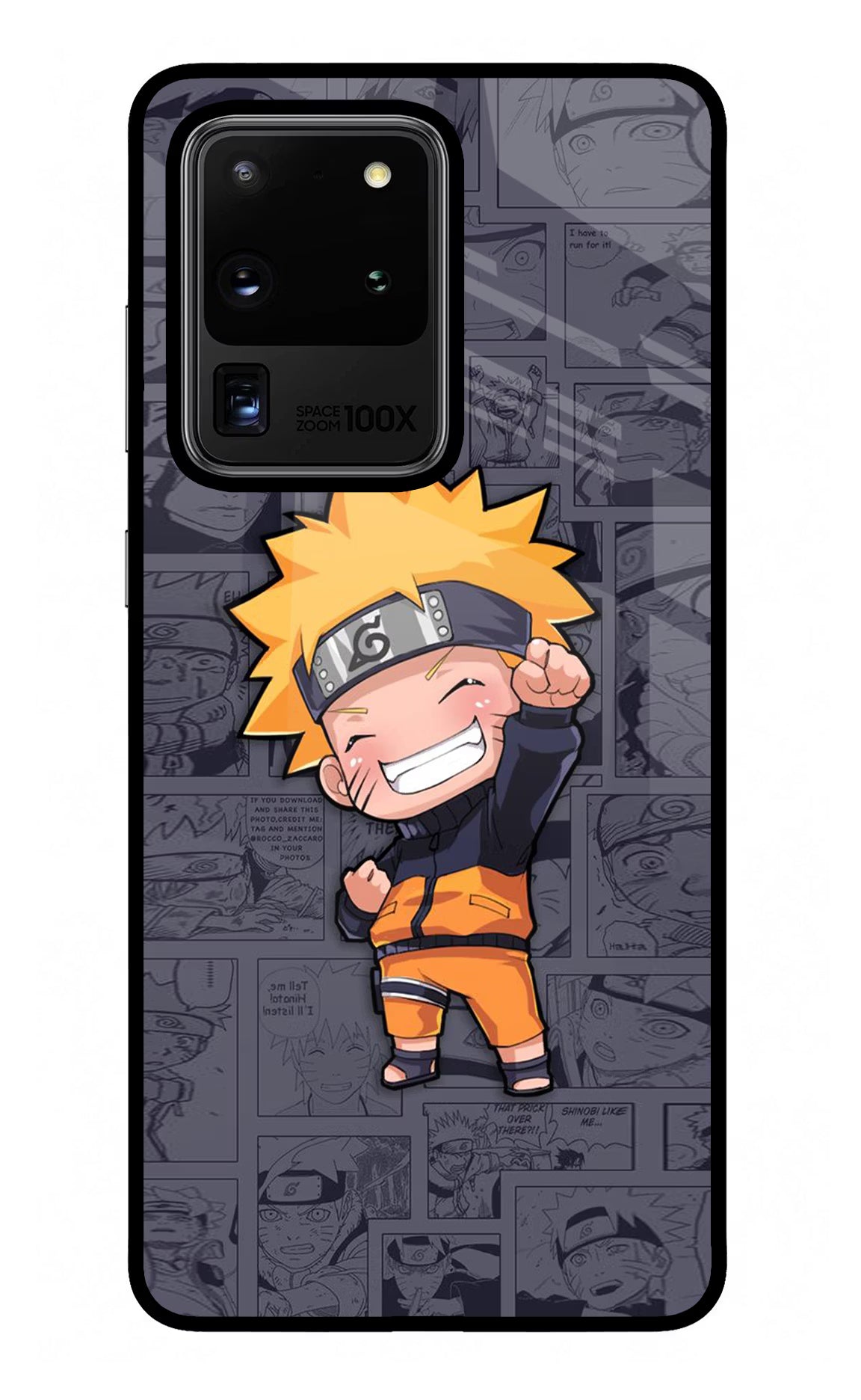 Chota Naruto Samsung S20 Ultra Glass Case Back Cover by Casekaro