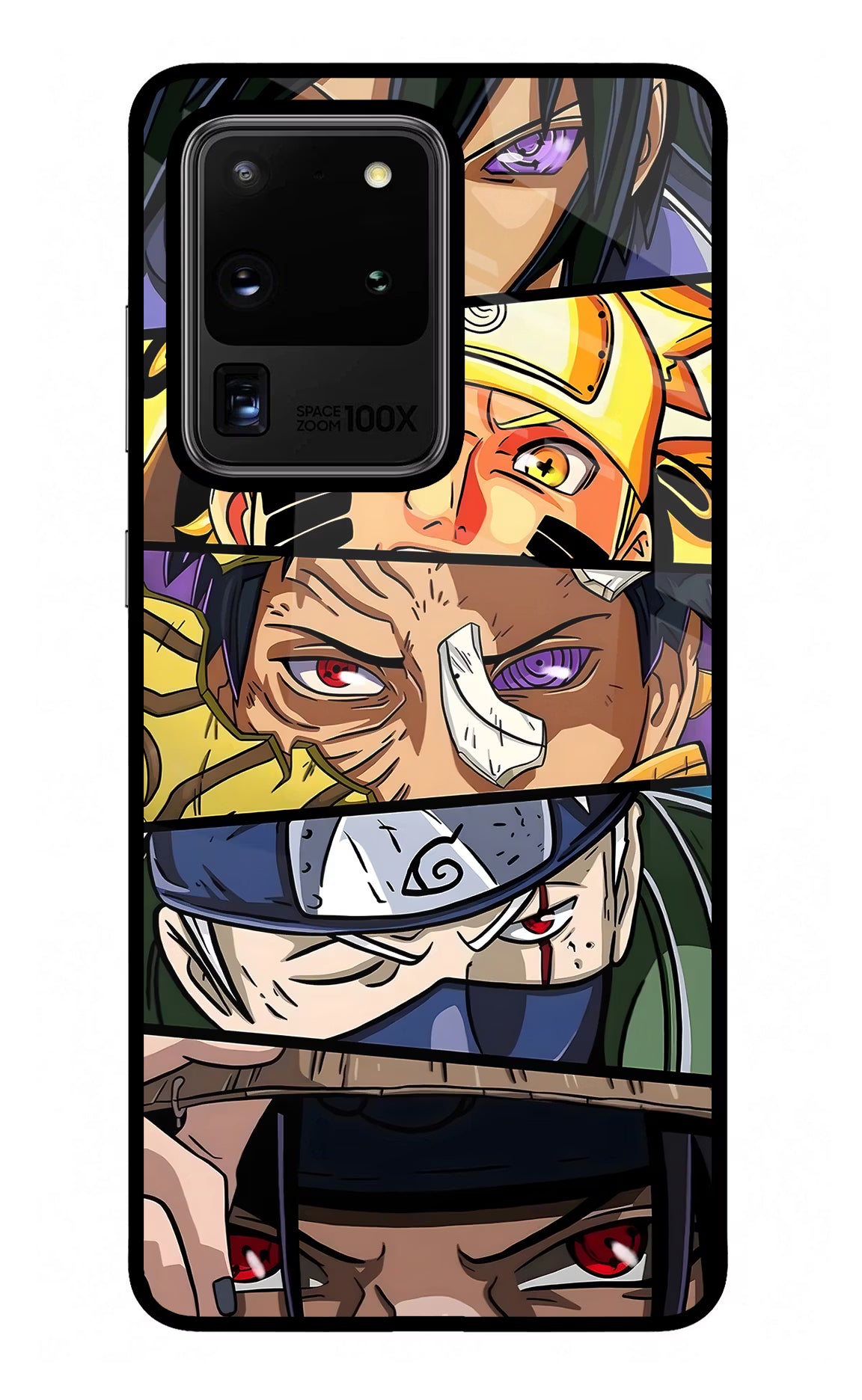 Naruto Character Samsung S20 Ultra Glass Case Back Cover by Casekaro