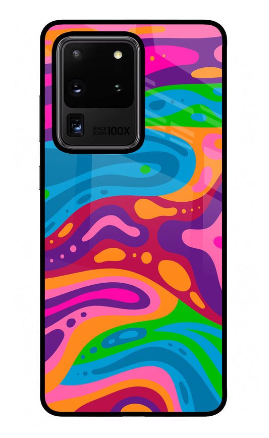 Trippy Pattern Samsung S20 Ultra Glass Case