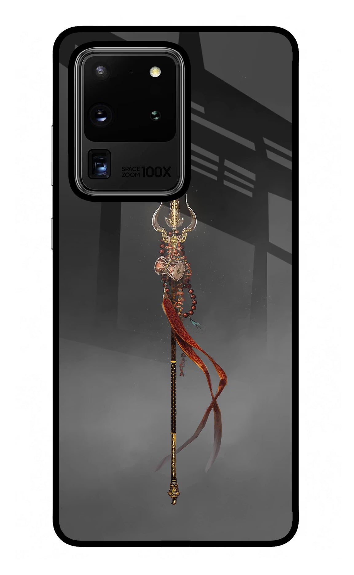 Shiv Trishul Samsung S20 Ultra Glass Case Back Cover by Casekaro