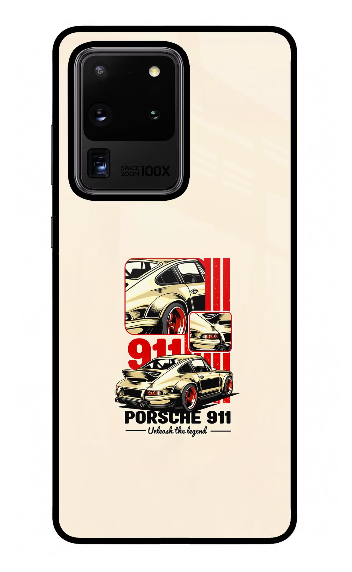 Classic Porsche 911 Samsung S20 Ultra Glass Case Back Cover by Casekaro