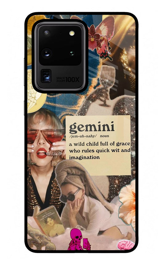 Gemini Zodiac Samsung S20 Ultra Glass Case