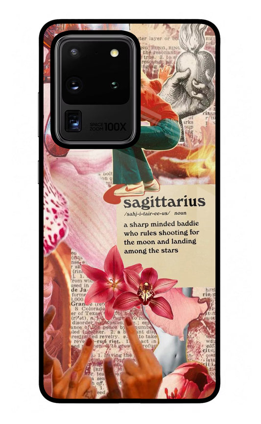 Sagittarius Zodiac Samsung S20 Ultra Glass Case