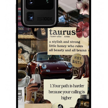 Taurus Zodiac Samsung S20 Ultra Glass Case