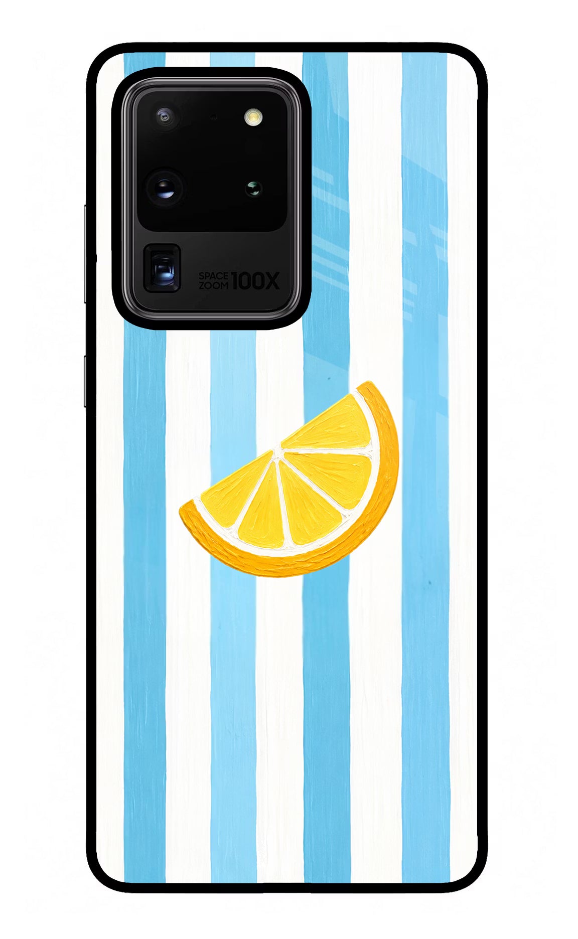 Summer Lemon Samsung S20 Ultra Glass Case Back Cover by Casekaro