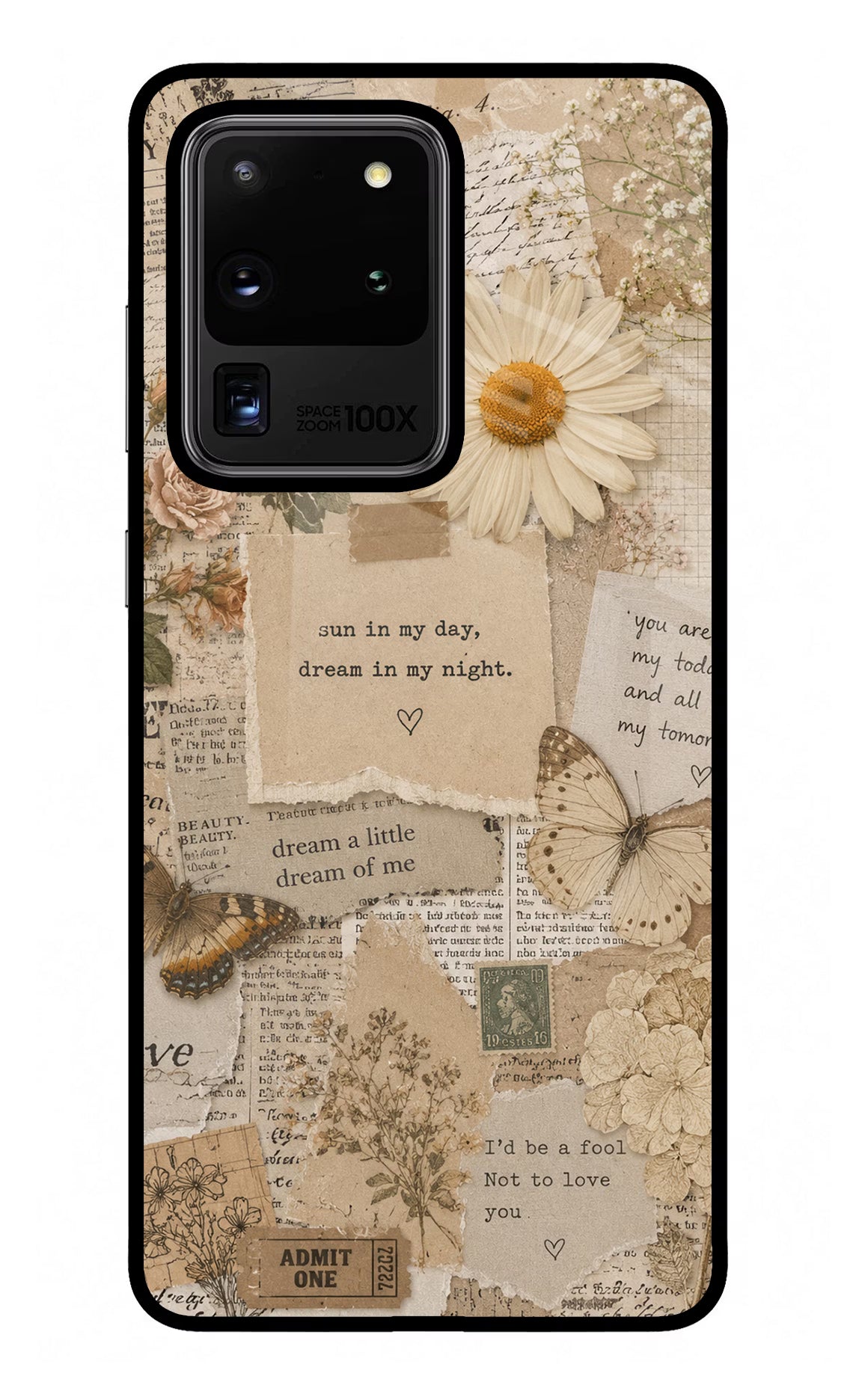 Vintage case Samsung S20 Ultra Glass Case