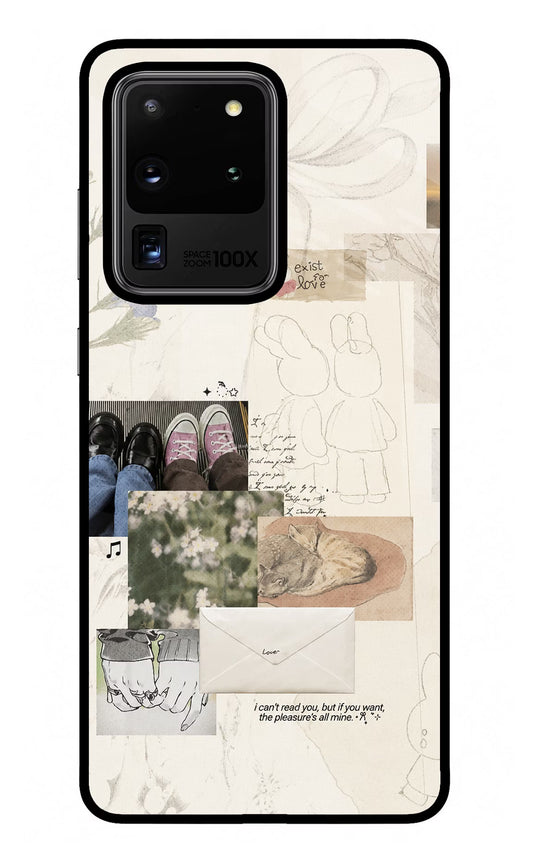 Soft Aesthetic Samsung S20 Ultra Glass Case