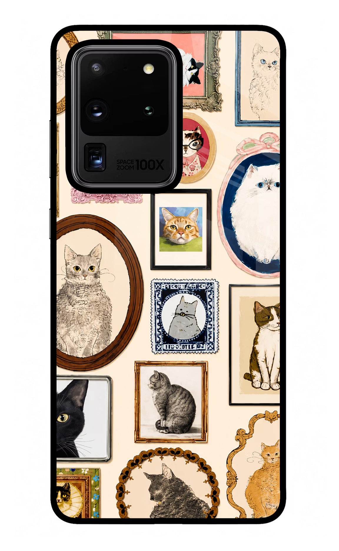 Mirror Cats Samsung S20 Ultra Glass Case