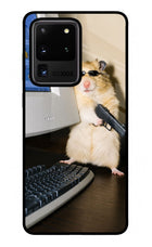 Hacker Hamster Samsung S20 Ultra Glass Case