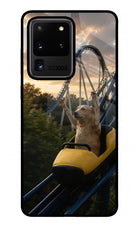 Rollercoaster Dog Samsung S20 Ultra Glass Case