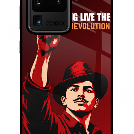 Bhagat Singh Revolution Samsung S20 Ultra Glass Case