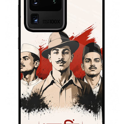 Bhagat Singh Trio Samsung S20 Ultra Glass Case