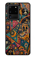 Folk Print Samsung S20 Ultra Glass Case