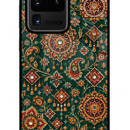 Green Pataka Samsung S20 Ultra Glass Case