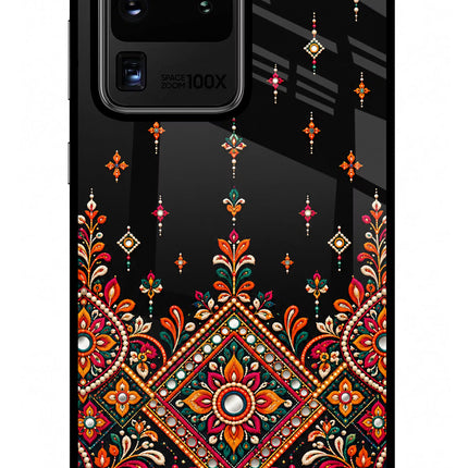 Noir Mehfil Samsung S20 Ultra Glass Case