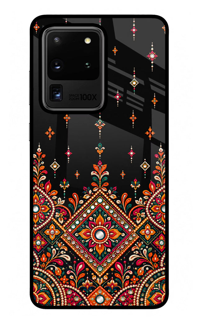 Noir Mehfil Samsung S20 Ultra Glass Case