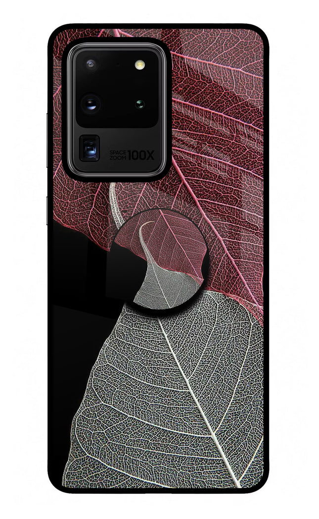 Leaf Pattern Samsung S20 Ultra Pop Case by Casekaro