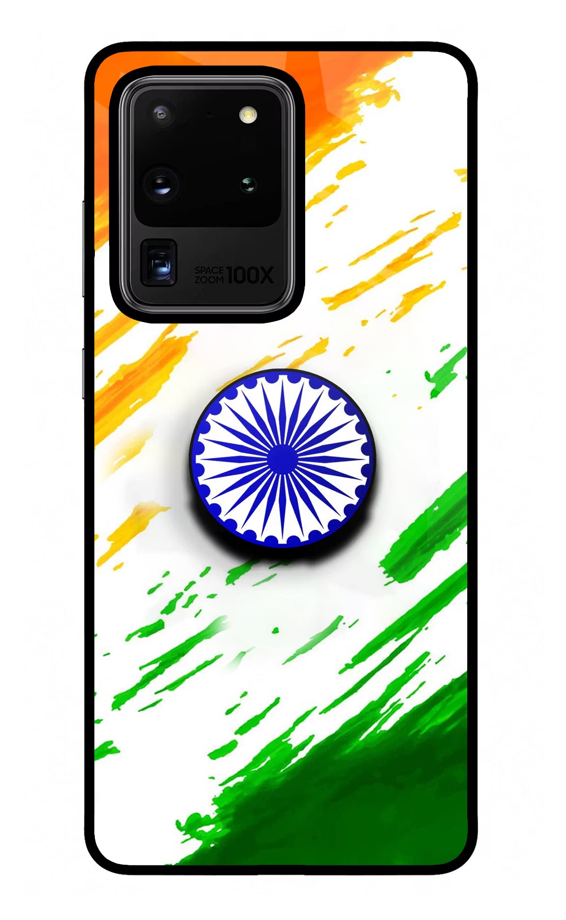 Indian Flag Ashoka Chakra Samsung S20 Ultra Pop Case by Casekaro