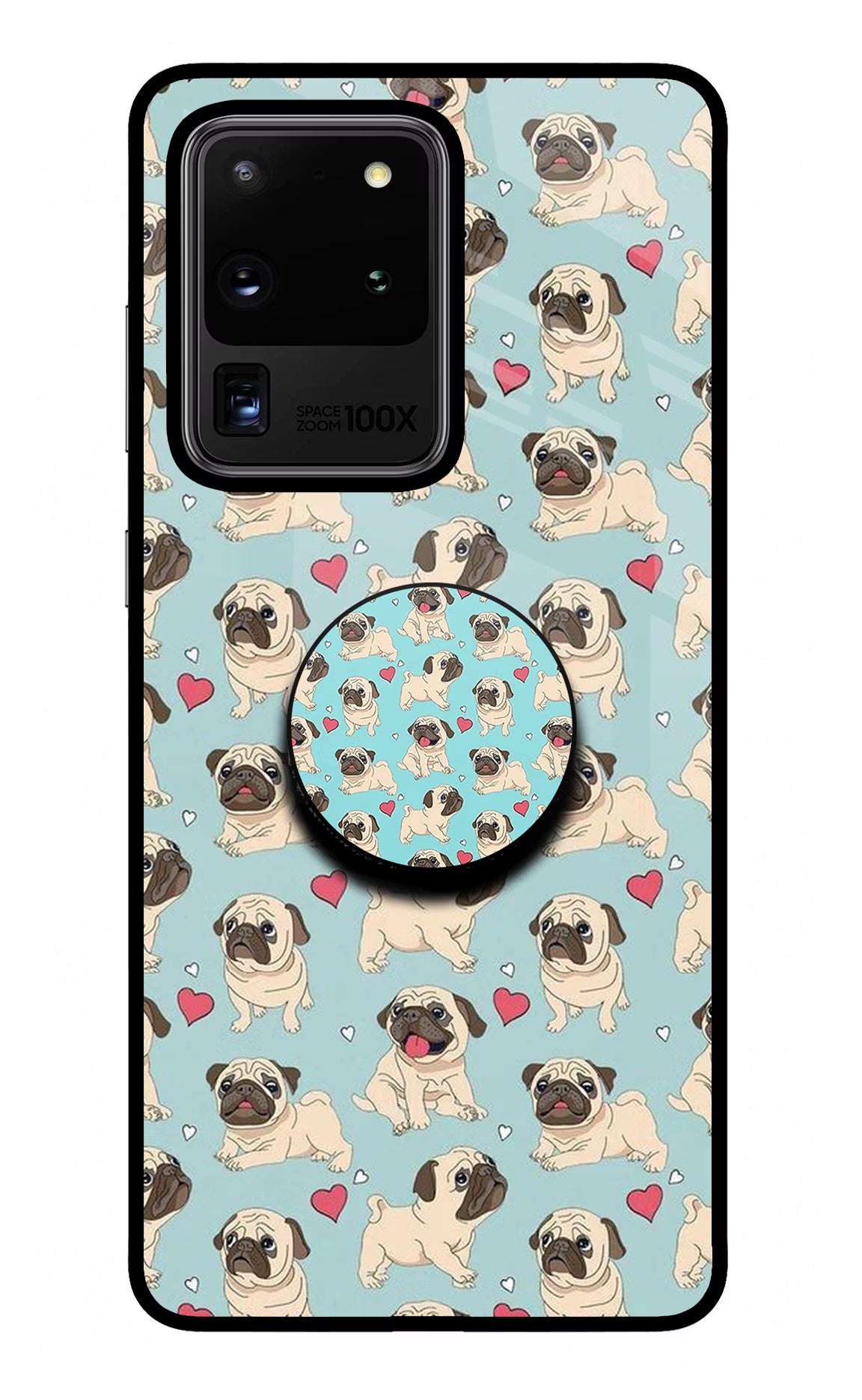 Pug Dog Samsung S20 Ultra Pop Case by Casekaro