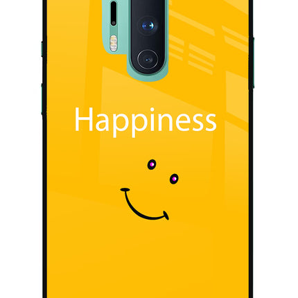 Happiness With Smiley Oneplus 8 Pro Glass Case