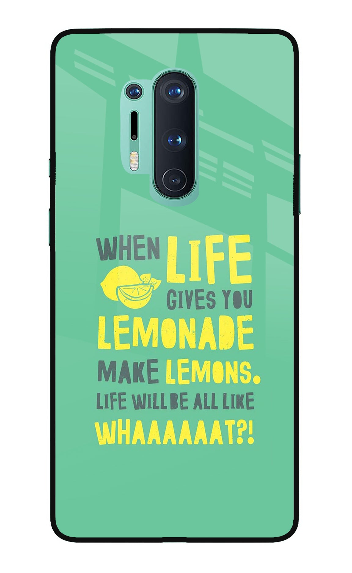 Quote Oneplus 8 Pro Back Cover