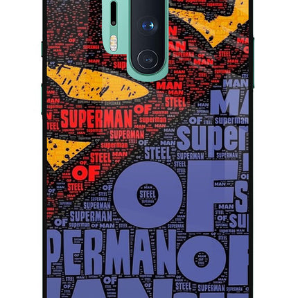 Superman Oneplus 8 Pro Glass Case