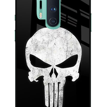 Punisher Skull Oneplus 8 Pro Glass Case