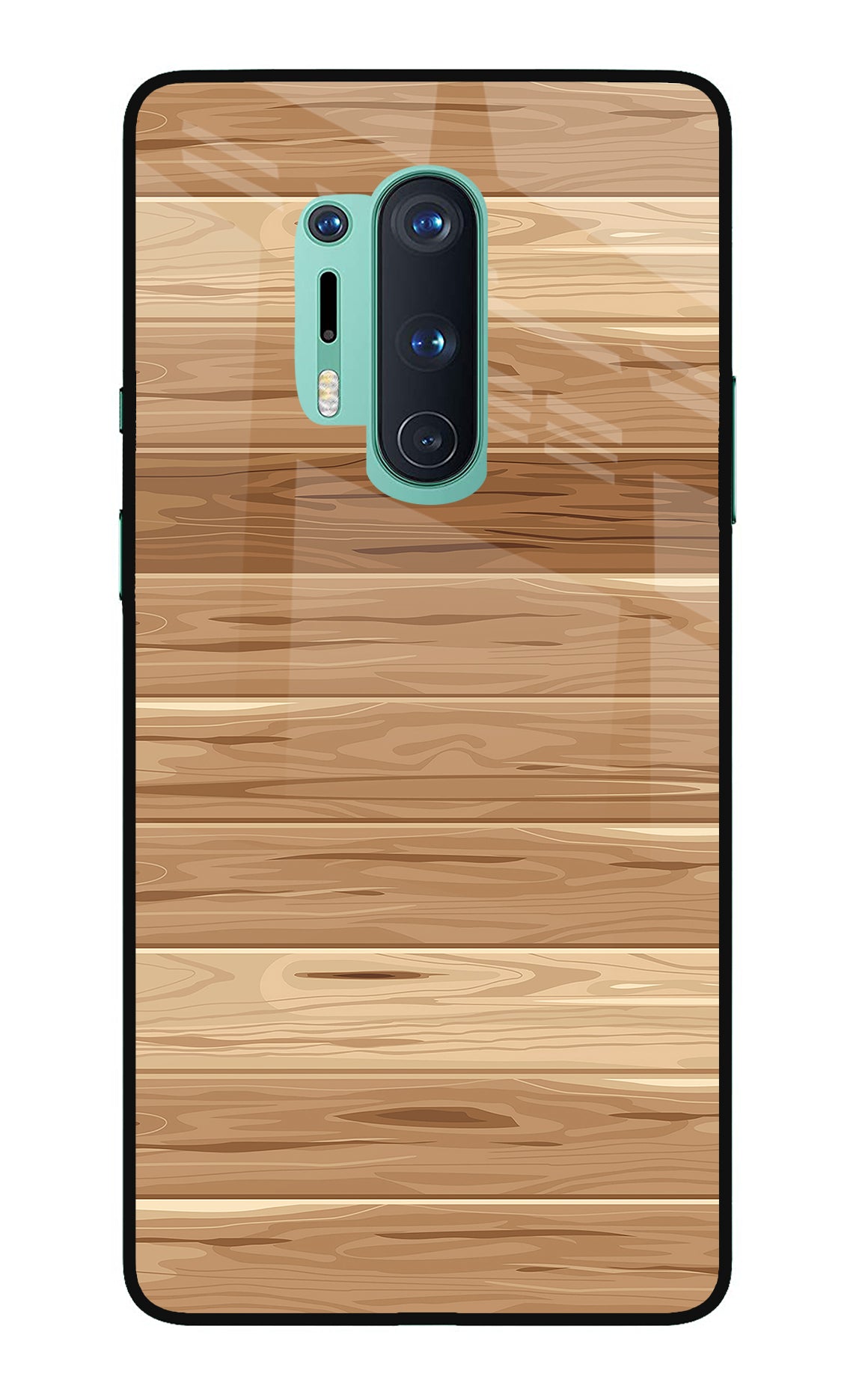 Wooden Vector Oneplus 8 Pro Back Cover