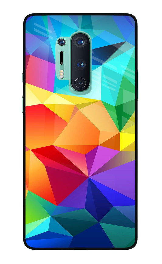 Abstract Pattern Oneplus 8 Pro Glass Case