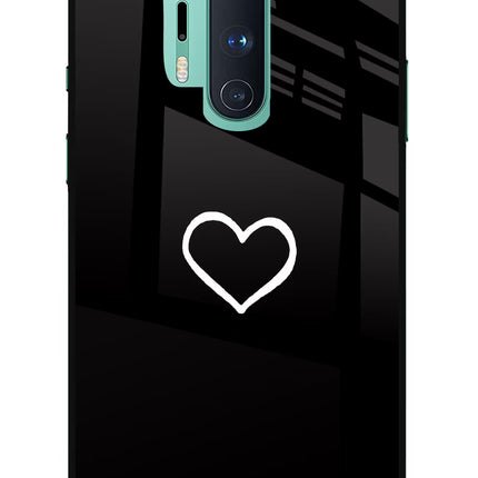 Heart Oneplus 8 Pro Glass Case