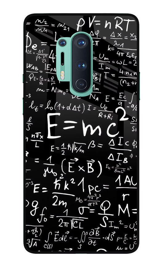 Physics Formula Oneplus 8 Pro Glass Case