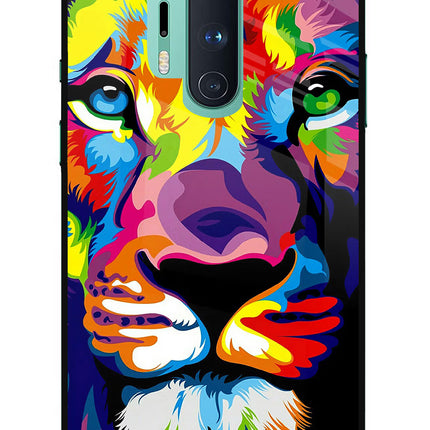 Lion Oneplus 8 Pro Glass Case