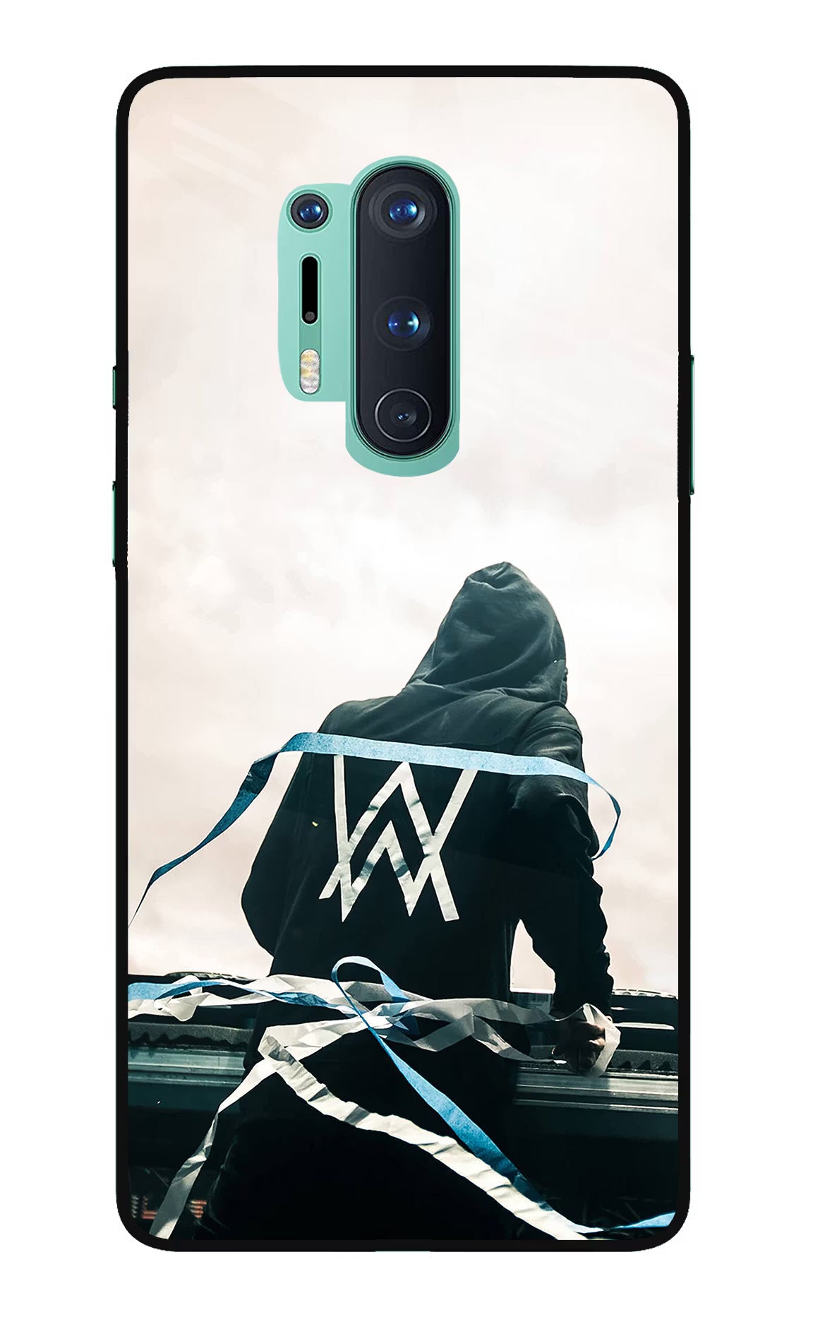 Alan Walker Oneplus 8 Pro Glass Case Back Cover by Casekaro
