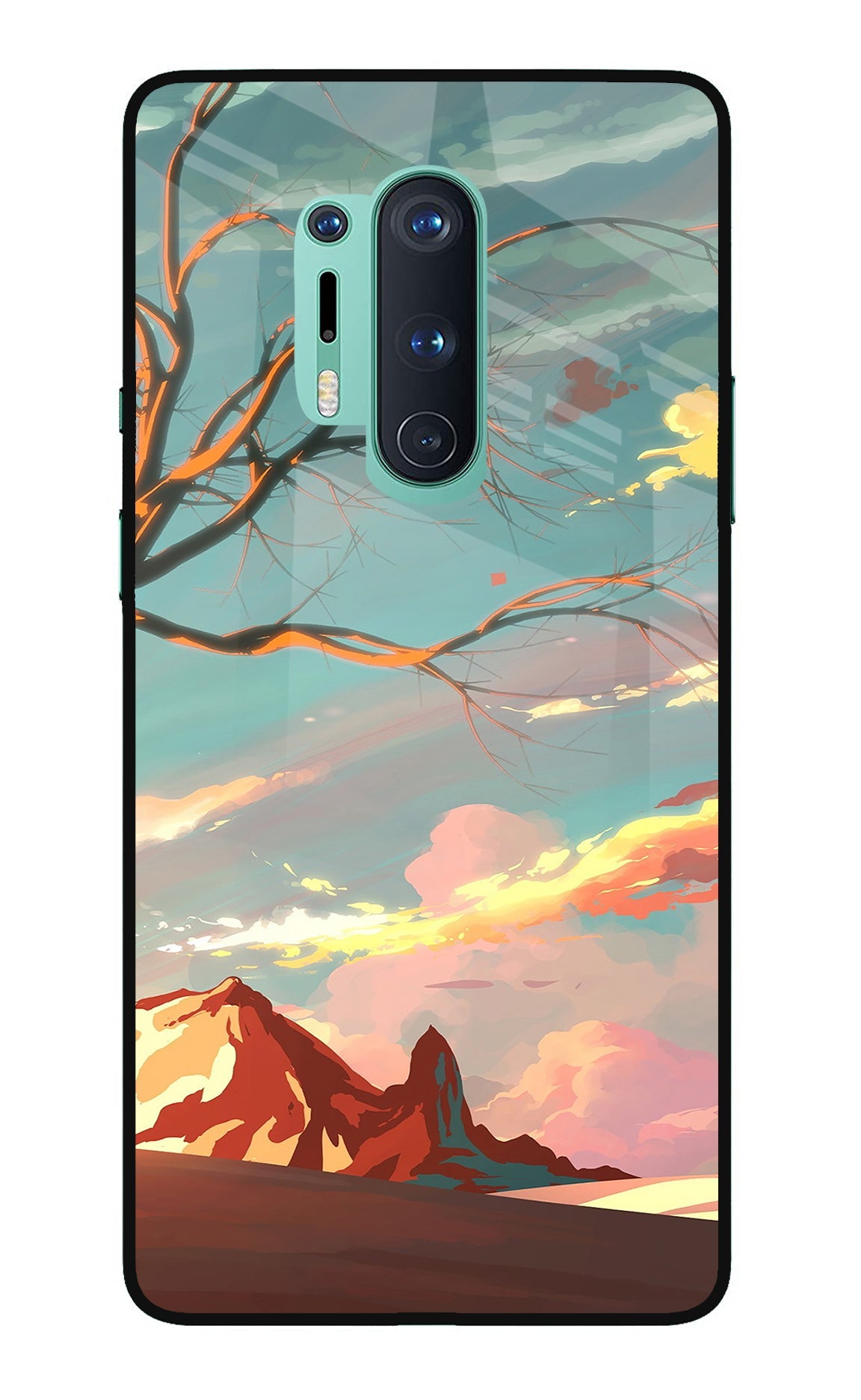 Scenery Oneplus 8 Pro Glass Case