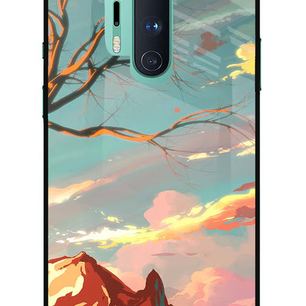 Scenery Oneplus 8 Pro Glass Case