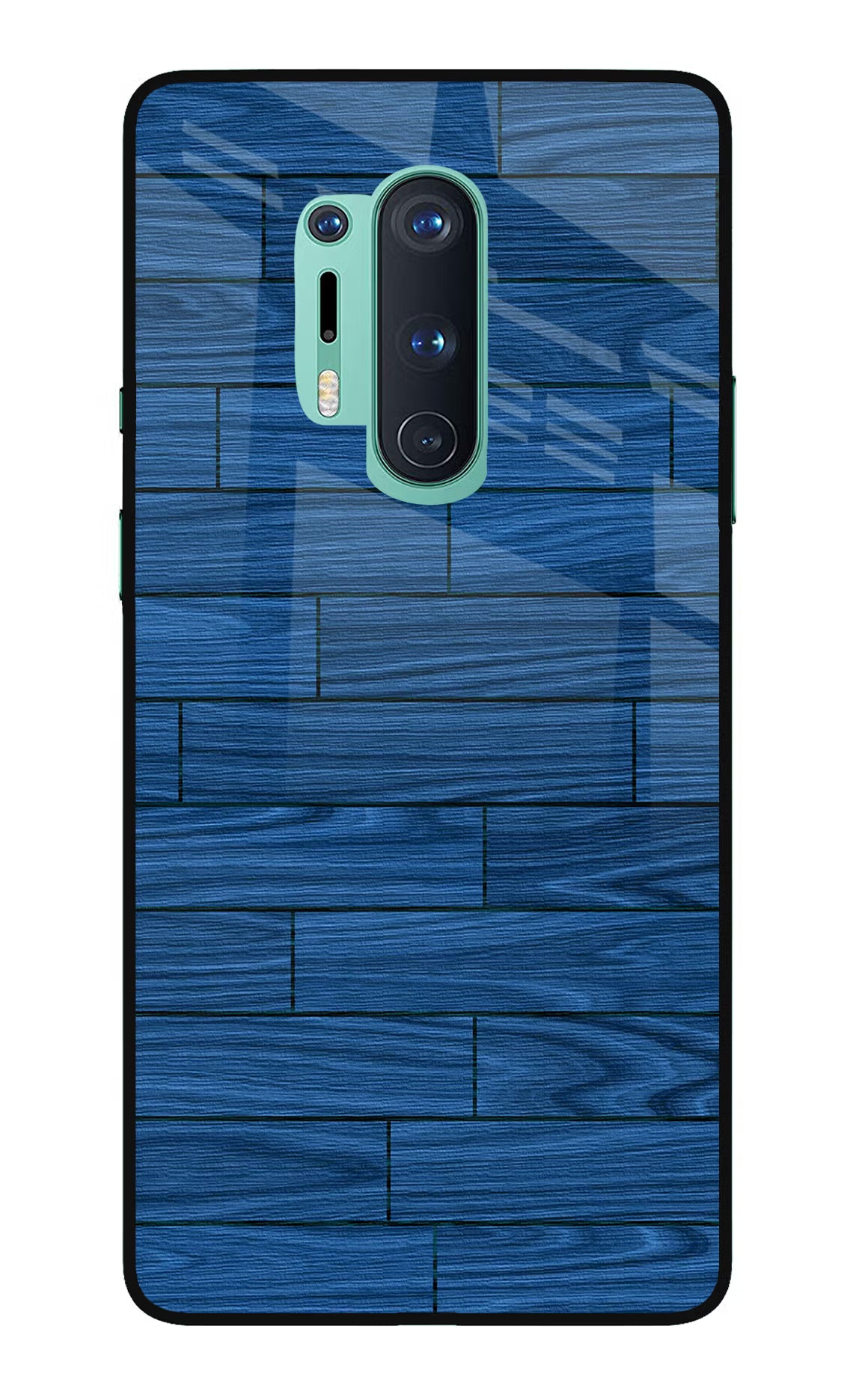Wooden Texture Oneplus 8 Pro Glass Case Back Cover by Casekaro