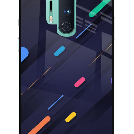 Abstract Design Oneplus 8 Pro Glass Case