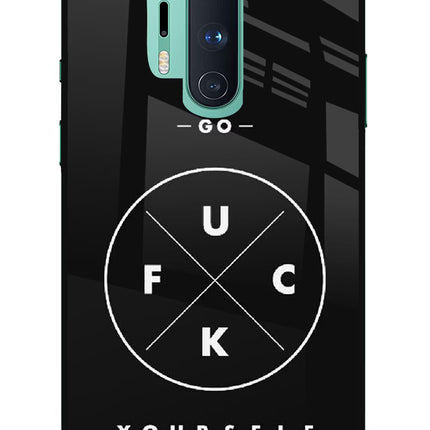 Go Fuck Yourself Oneplus 8 Pro Glass Case