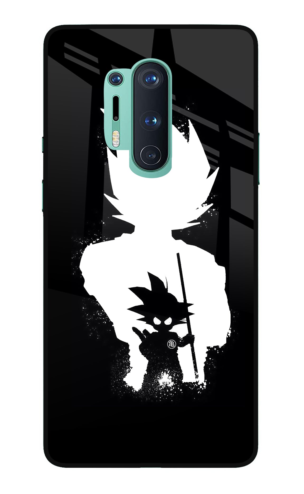 Goku Shadow Oneplus 8 Pro Glass Case