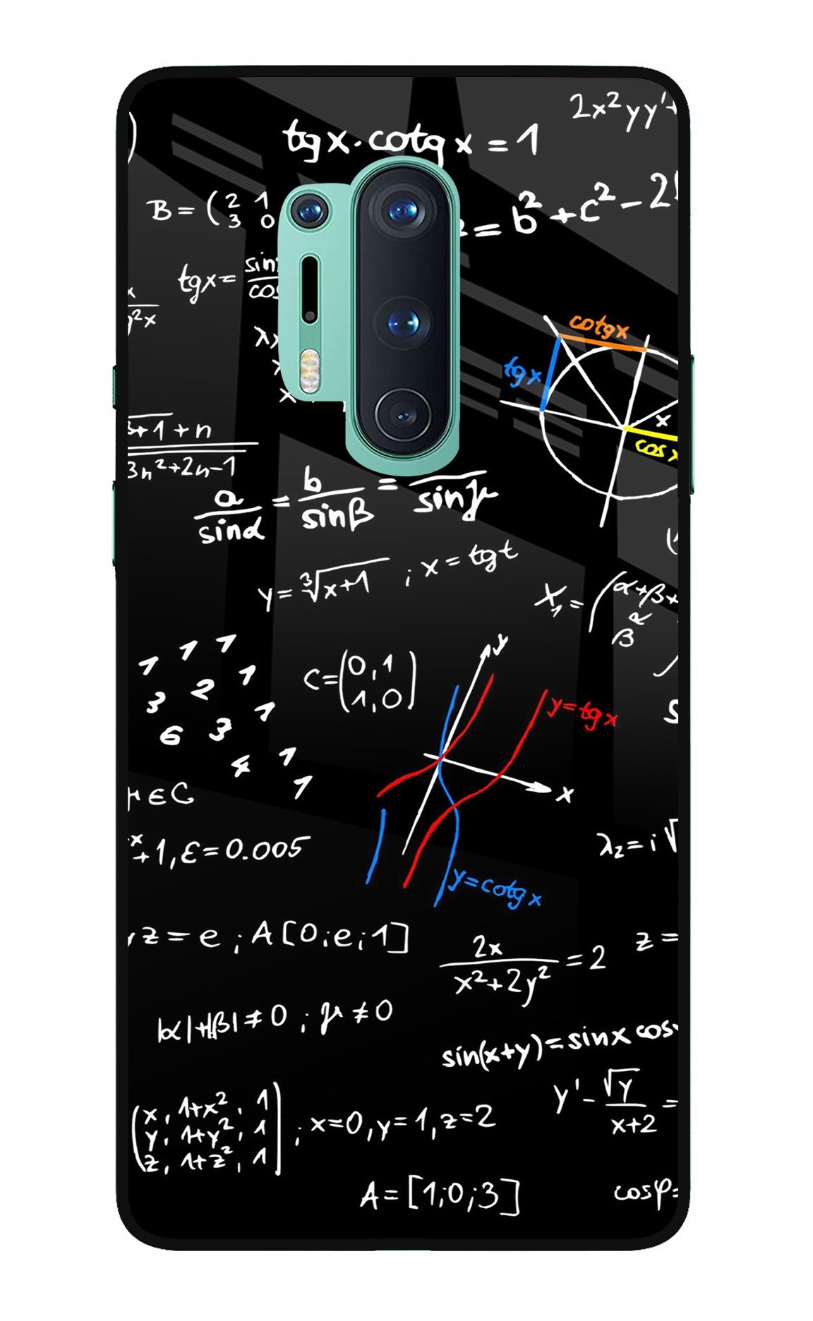 Mathematics Formula Oneplus 8 Pro Glass Case