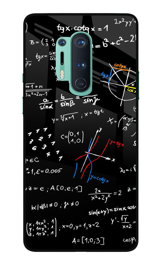 Mathematics Formula Oneplus 8 Pro Glass Case