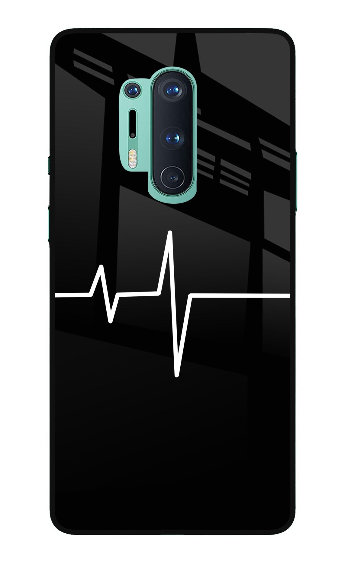 Heart Beats Oneplus 8 Pro Glass Case